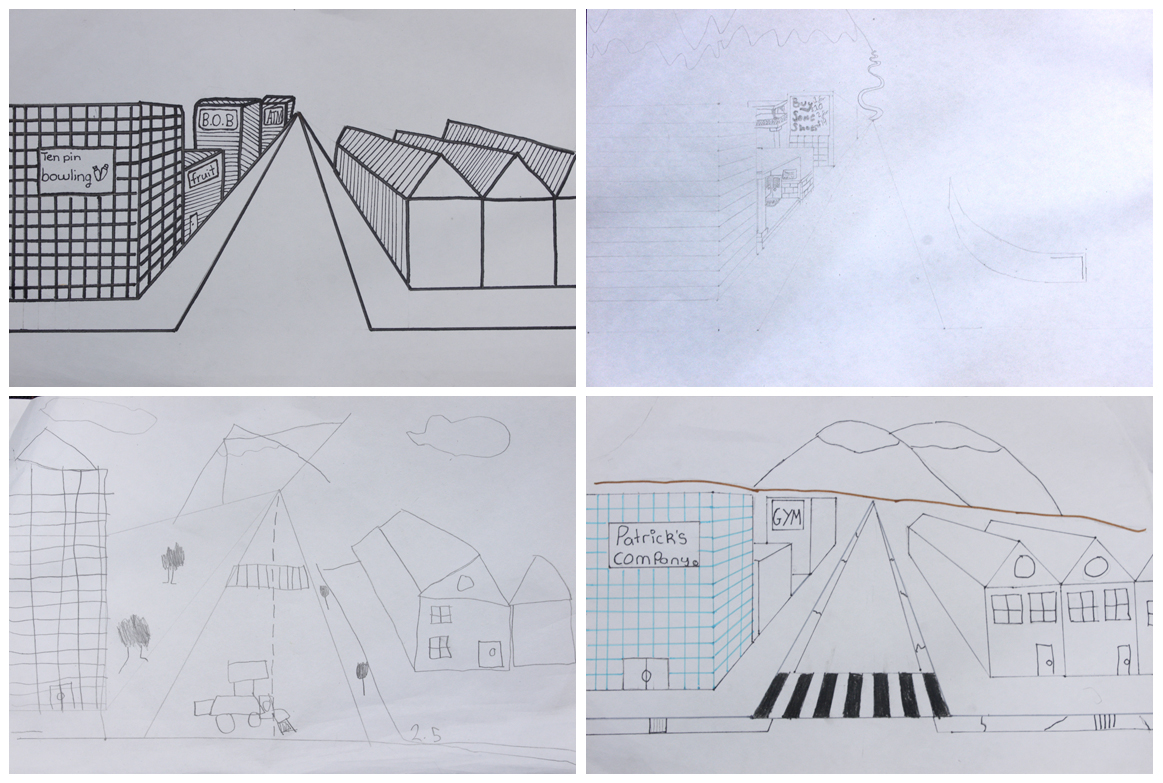 At what age can kids learn perspective drawing?
